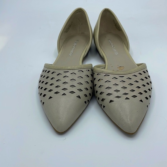 Franco Sarto Honesty 2 Pointed Toe Perforated Leather Two Toned Flats Size 7.5 - Picture 2 of 6
